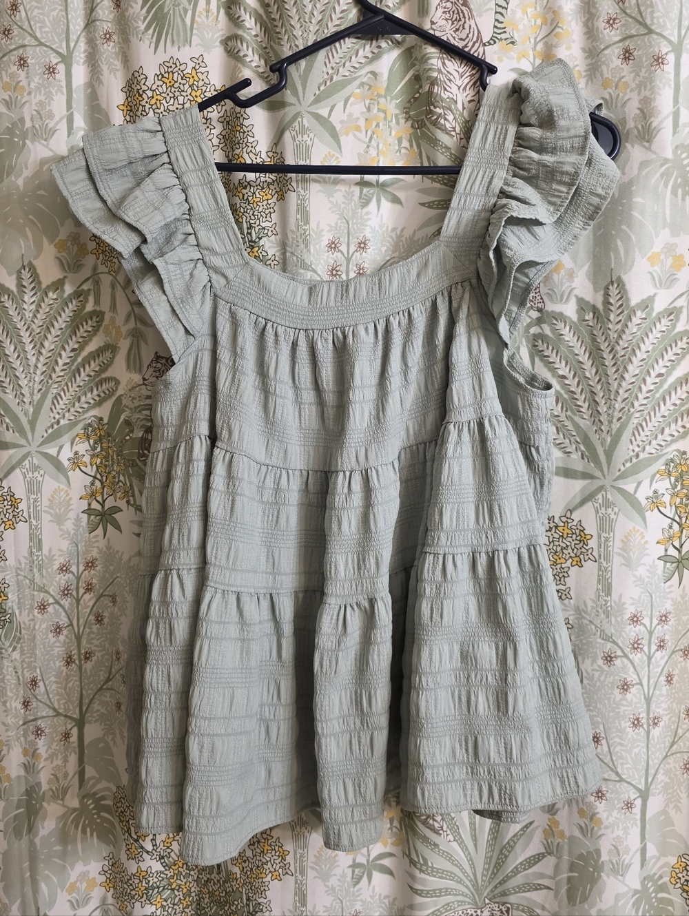 BUCKETLIST Sage Boho Blouse